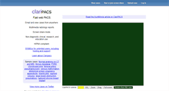 Desktop Screenshot of claripacs.com